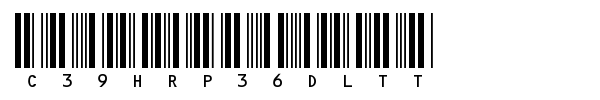 c39hrp36dltt font