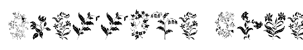 Azalleia Ornaments font
