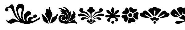 Fleurs Font font