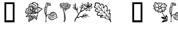 Flower Show font