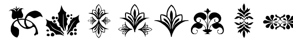 LP Flowers 2 font