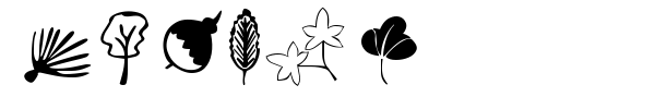 Plants font