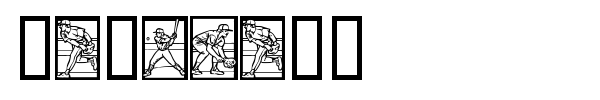 Baseball font