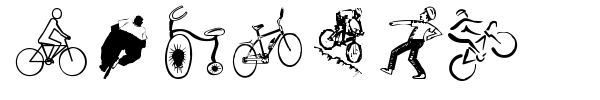Cycling font