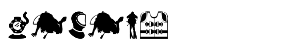 Diving font