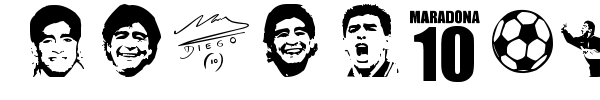 Grande Maradona font