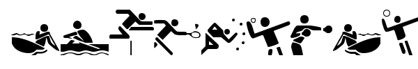 Olympicons font preview