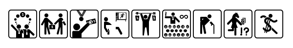 Olympukes font