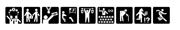 Olympukes font preview