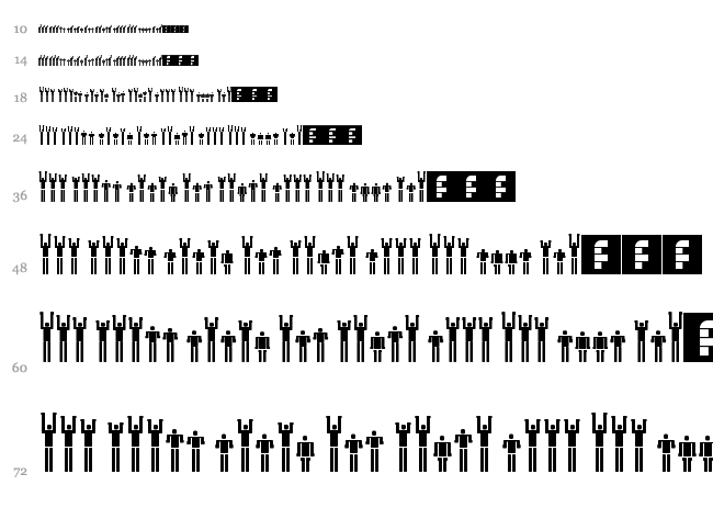 Sports Wave font waterfall