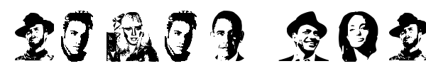 Celeb Faces font
