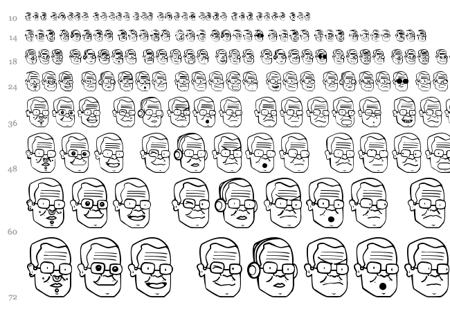 El Cubano font waterfall