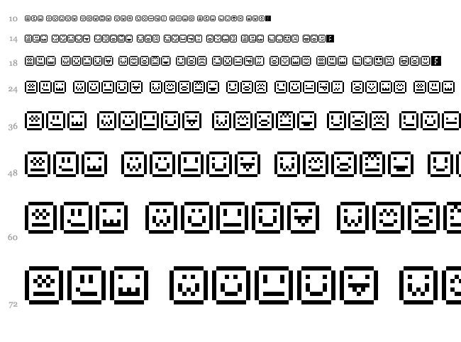 EmoticonesTityly font waterfall