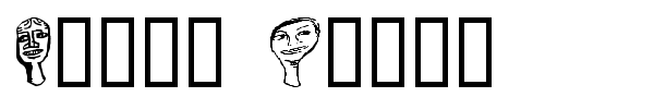 Faces Plain font