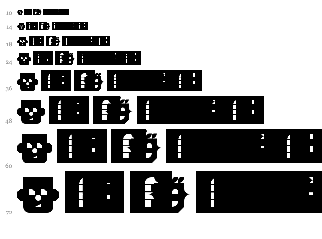 People Diverse font waterfall