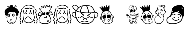 Sakabe People 01 font