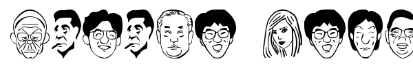 Sakabe People 02 font