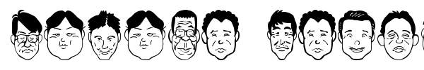 Sakabe People 03 font