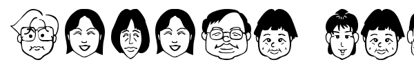 Sakabe People 05 font