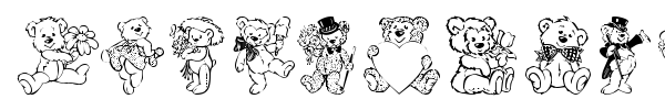 Destiny's Teddy Dings font preview