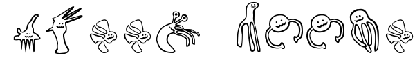 Happy Offsprings of Plankton font