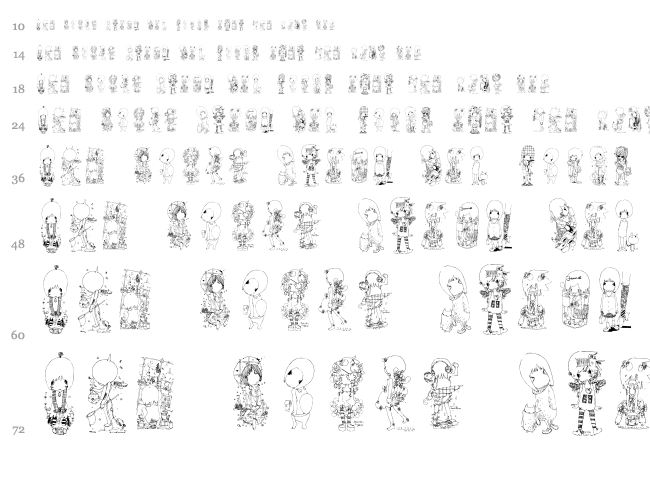 Morito font waterfall
