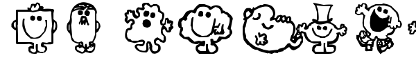 Mr Men font