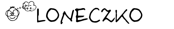 Sloneczko font preview
