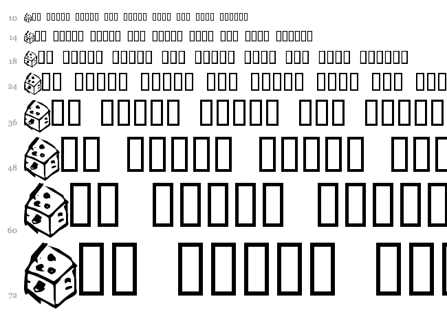 SuperMattBatz font waterfall