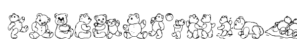 WW Beary Special font