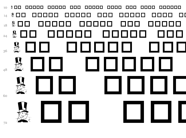 Batman font waterfall