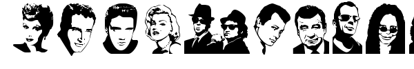 Famous Folks font