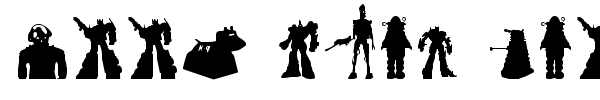 Look sir, droids! font