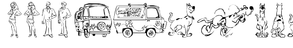 Scoobats font
