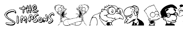Simpsons Mmmm...Font font