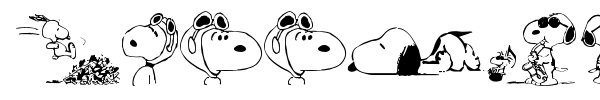 Snoopy Dings font