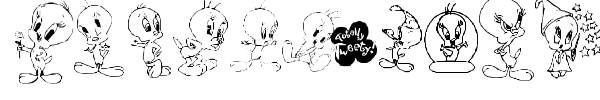 Totally Tweetie font