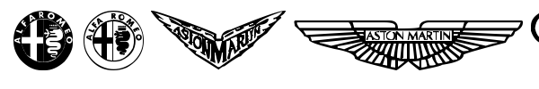Famous Car 1 font