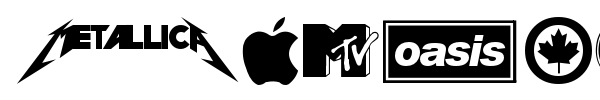 Famous Logos font