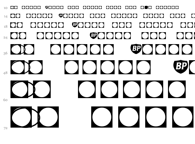 Tank font waterfall