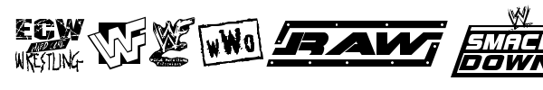 Pro Wrestling Logos font