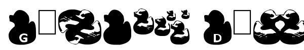 Gugli Ducky Rubber font