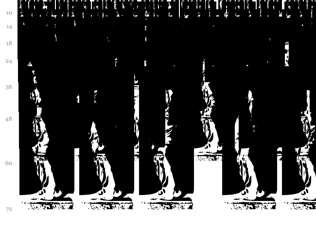 Kinky Valentine font waterfall