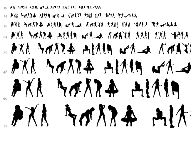 Sexy Spanish Erasmus Girls font waterfall