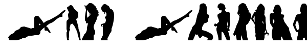 Sexy Spanish Woman font