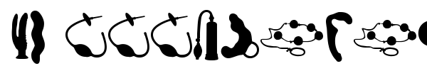 WC XXXplicit Bta font preview