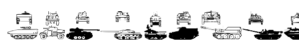 AFV 1+2 font preview