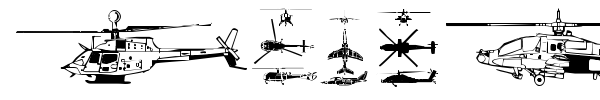 Aircraft font preview