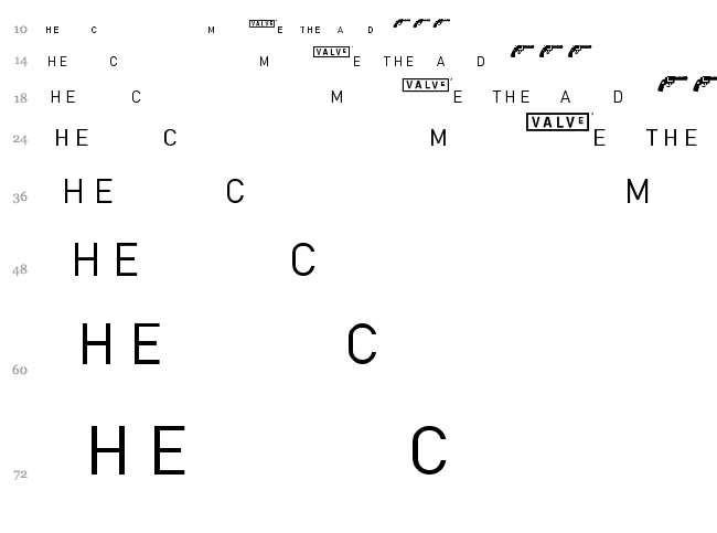 HL2MP font waterfall