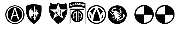 US Army II font